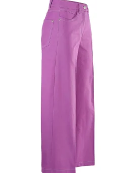 Culotte mit modisch weitem Bein