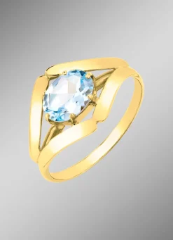 Damenring mit Blautopas