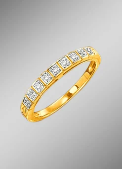 Damenring mit Diamanten