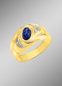 Damenring mit echt Lapislazuli