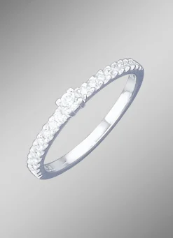 Damenring mit lupenreinen Brillanten