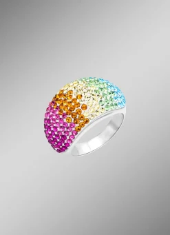 Damenring mit Swarovski-Elementes