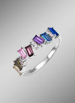 Damenring mit synth. Zirkonia