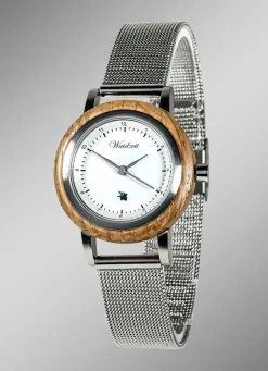 Damenuhr mit Meshband