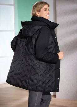 Daunen-Longjacke mit geklebten Kammern