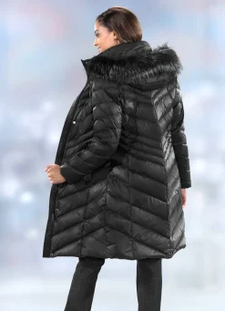 Daunenmantel mit 2-Wege-Reißverschluss