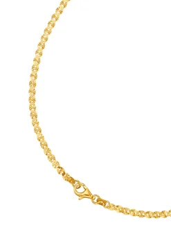 Diamantierte Blättchenkette, verschiedene Ausführungen