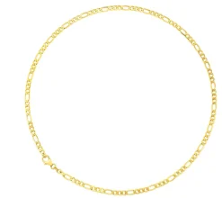 Diamantierte Figarokette