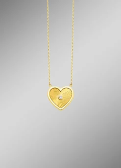 Diamantierte Halskette