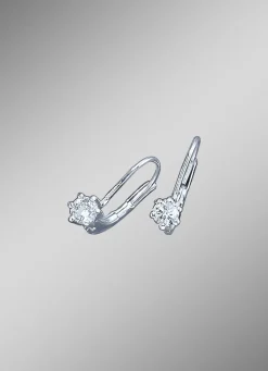 Diamant-Ohrringe mit 2 Brillanten