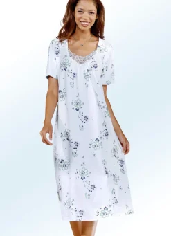 Dreierpack Nachthemden, Kurzarm mit Rundhals