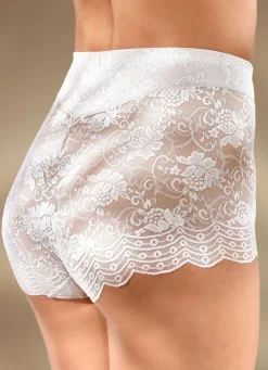 Dreierpack Pants aus Elastikspitze