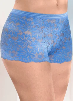 Dreierpack Pants aus elastischer Spitze