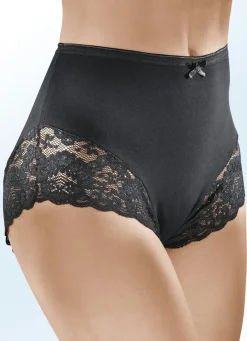 Dreierpack Pants mit Elastikspitze