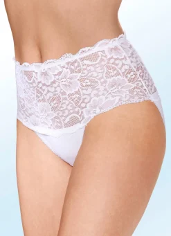 Dreierpack Slips mit Elastikspitze