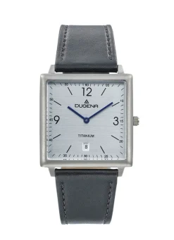 Dugena-Quartz-Herrenuhr mit Titangehäuse