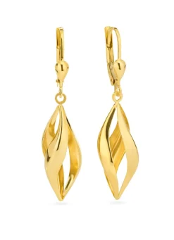 Durchbrochene Ohrringe aus Gold