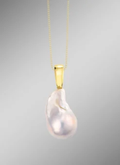 Einzigartiger Anhänger mit Süßwasser-Zuchtperle