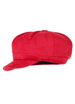 Elegante Damen-Ballonmütze, mit rückwärtigem Elastikeinsatz