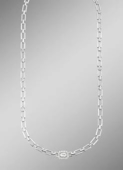 Elegante Halskette mit synth. Zirkonia