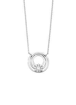 Elegante Halskette mit synth. Zirkonia