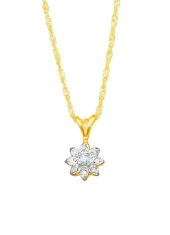 Eleganter Anhänger mit Singapurkette