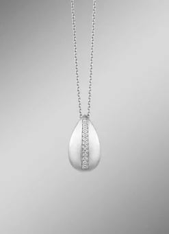 Eleganter Anhänger mit synth. Zirkonia