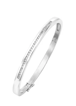 Eleganter Armreif mit synth. Zirkonia