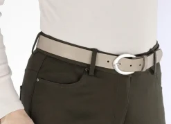 Eleganter Damen-Gürtel, aus Leder, 3 cm breit