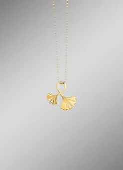 Eleganter Ginkgoblatt-Anhänger