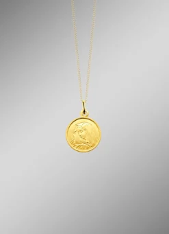 Eleganter Madonna-Anhänger aus Gold 585/- fein
