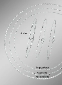 Elegantes 6-teiliges Schmuck-Set aus Silber