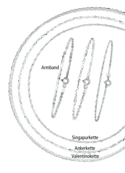 Elegantes 6-teiliges Schmuck-Set aus Silber