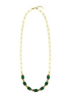 Eleganz trifft auf Moderne – Garnitur mit synth. Malachit