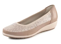 ELENA EDEN, bequeme Damen-Ballerinas, Weite G, mit herausnehmbarem Fußbett