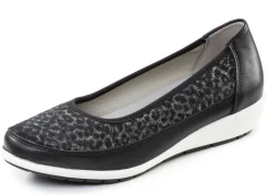 ELENA EDEN, bequeme Damen-Ballerinas, Weite G, mit herausnehmbarem Fußbett