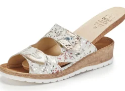 ELENA EDEN, bequeme Damen-Pantoletten, Weite H, mit herausnehmbarem Fußbett