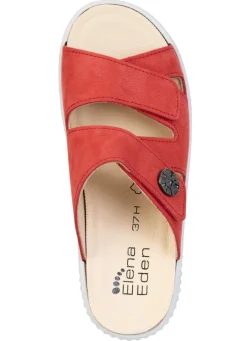 ELENA EDEN, bequeme Damen-Pantoletten, Weite H, mit herausnehmbarem Fußbett