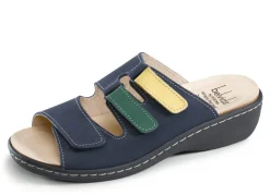 ELENA EDEN, bequeme Damen-Pantoletten, Weite H, mt herausnehmbarem Fußbett