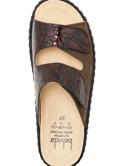 ELENA EDEN, bequeme Damen-Pantoletten, Weite H, mit herausnehmbarem Fußbett