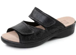 ELENA EDEN, bequeme Damen-Pantoletten, Weite H, mit herausnehmbarem Fußbett