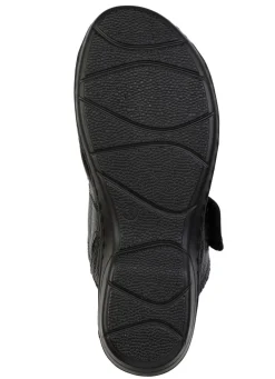 ELENA EDEN, bequeme Damen-Pantoletten, Weite H, mit herausnehmbarem Fußbett