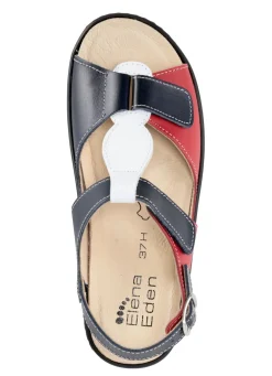 ELENA EDEN, bequeme Damen-Sandalen, Weite H, mit herausnehmbarem Fußbett