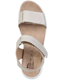 ELENA EDEN, bequeme Damen-Sandalen, Weite H, mit herausnehmbarem Fußbett