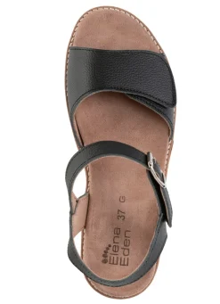 ELENA EDEN, bequeme Damen-Sandaletten, Weite H, mit herausnehmbarem Fußbett