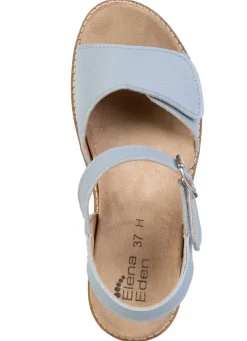 ELENA EDEN, bequeme Damen-Sandaletten, Weite H, mit herausnehmbarem Fußbett