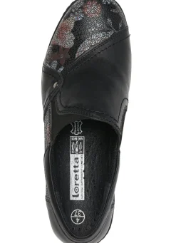 ELENA EDEN, bequeme Damen-Slipper, Weite H, mit herausnehmbarem Fußbett