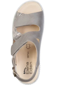 ELENA EDEN, bequeme Damen-Sandalen, Weite H, mit herausnehmbarem Fußbett