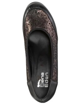 ELENA EDEN, elegante Damen-Pumps, Weite H, mit Gummizug