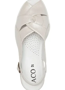 ELENA EDEN, elegante Damen-Sandalen, Weite G, aus Leder